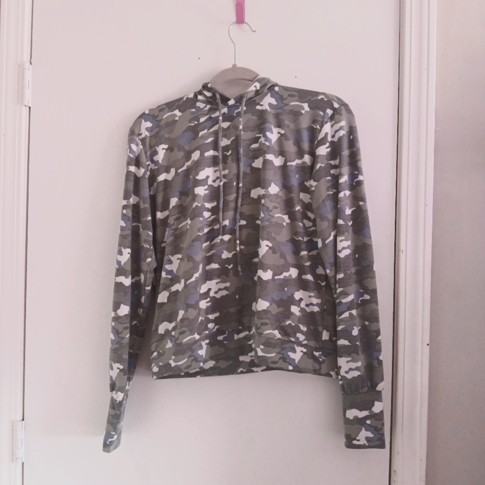 Flex Time Gray Camo Hoodie